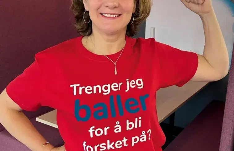 frivillig med  trenger jeg baller 