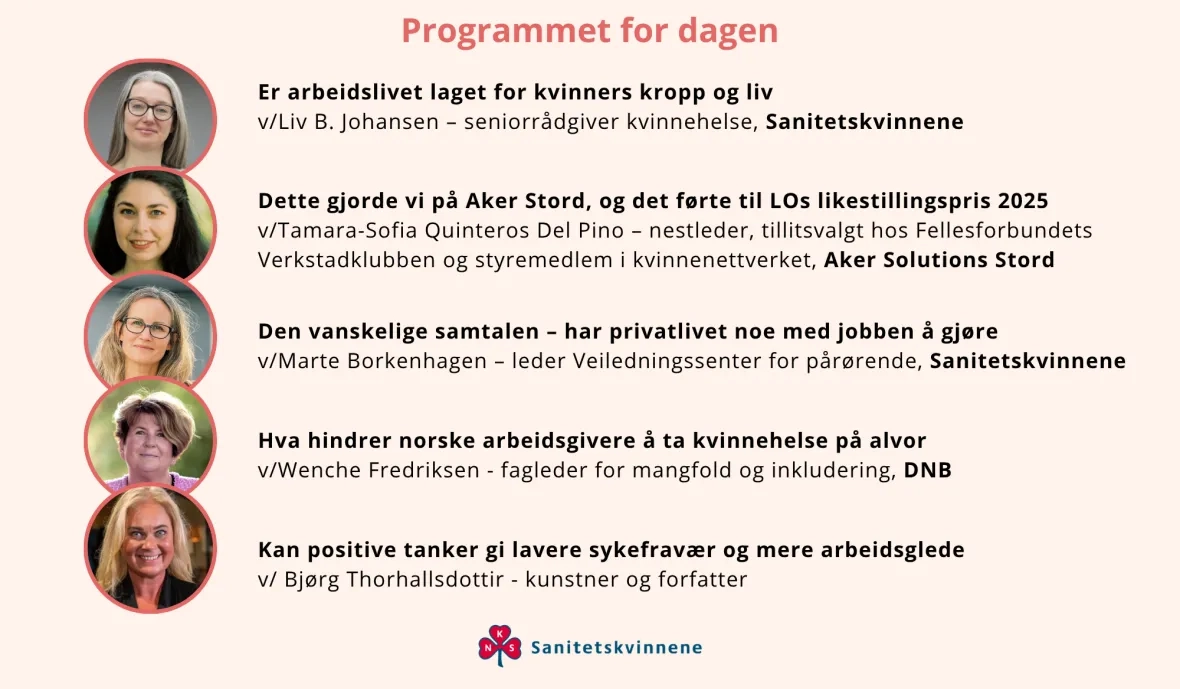 Sanitetskvinnenes frokostm&oslash;te for n&aelig;ringsliv 2026