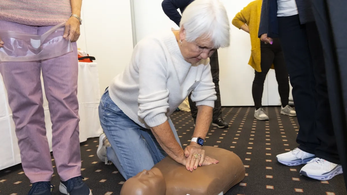 Førstehjelpsopplæring for eldre med Sanitetskvinnene