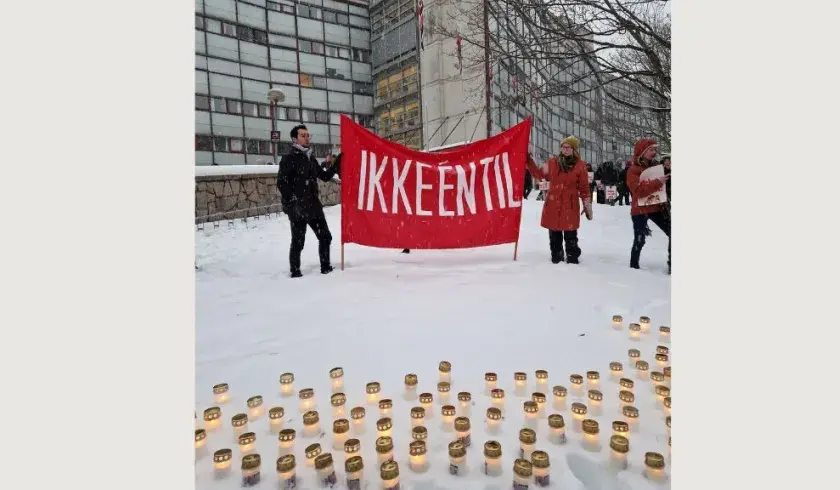 Støttemarkering - vold mot kvinner, Ikke en til