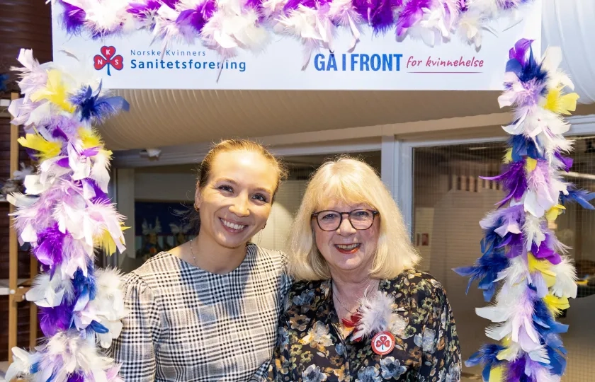 Forsker Thea Persberg St&oslash;le og seniorr&aring;dgiver p&aring; Kvinnehelse i Sanitetskvinnene Elisabeth T. Sw&auml;rd