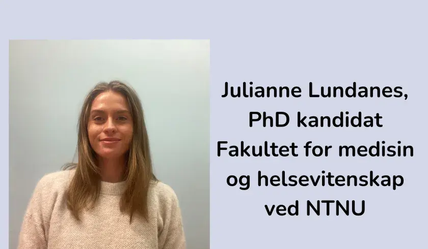 PHD kandidat Julianne Lundanes som forsker p&aring; lip&oslash;dem