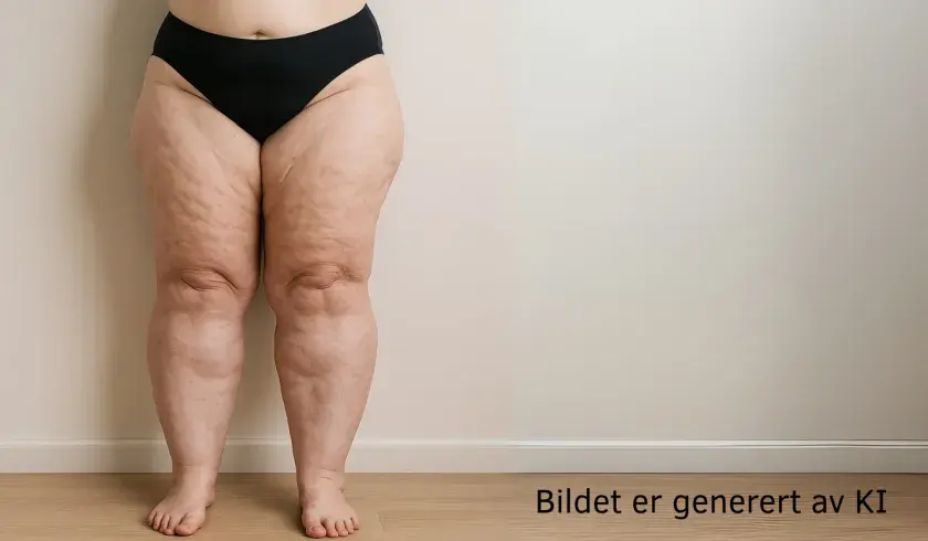 Kvinne med lip&oslash;dem