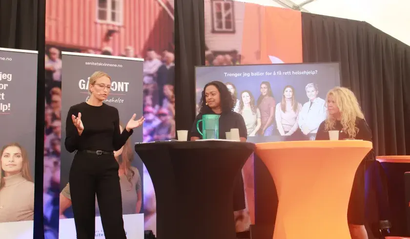 Debatt med Sanitetskvinnene og politikere p&aring; Arendalsuka 2024
