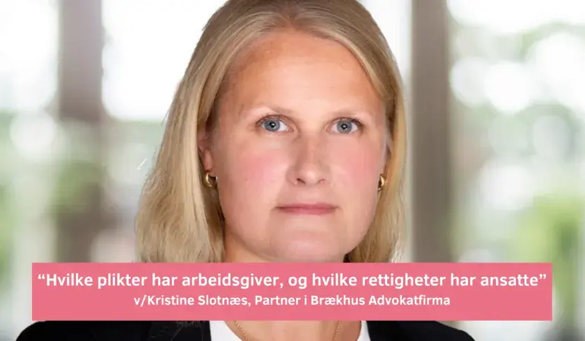 Kristine Slotn&aelig;s, Partner i Br&aelig;khus Advokatfirma