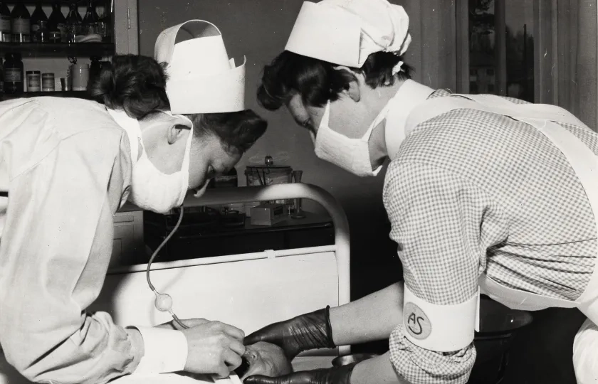 Sanitetskvinnene startet sykepleieutdanning