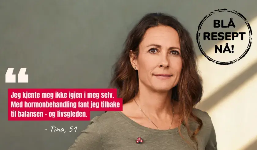 Hormonbehandling for overgangsplager p&aring; bl&aring; resept - opprop