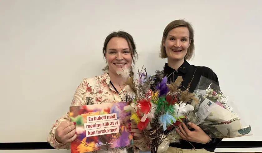 Forskningsansvarlig Ida Heiaas med forsker Erica Zahl